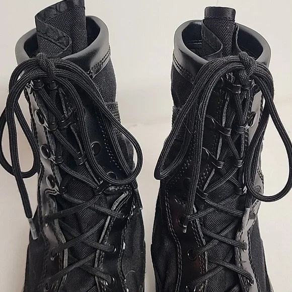 Tactical Research Belleville TR102 Leather Black Training Combat Boots Size 10W - Picture 4 of 15